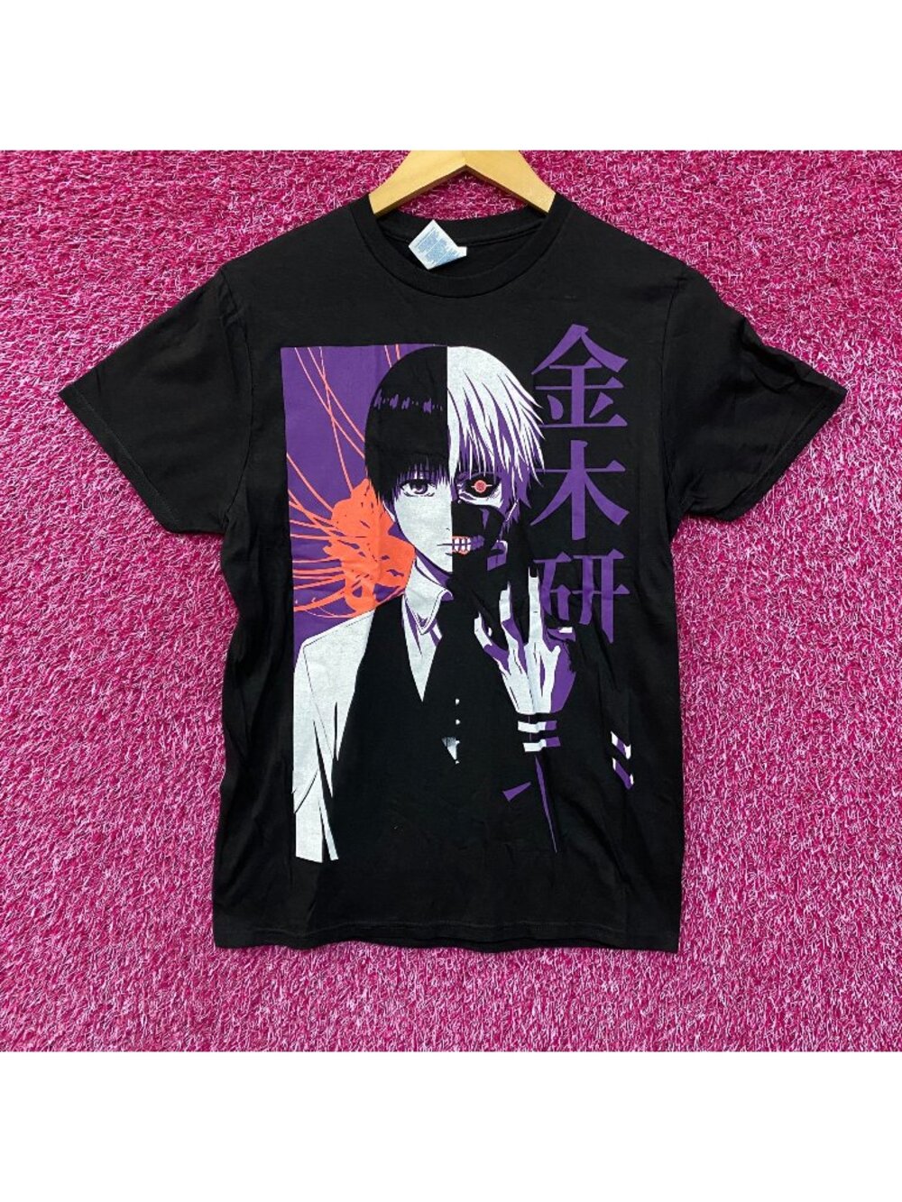 Tokyo Ghoul Ken Kaneki One Eye Ghoul Anime T-Shirt Small